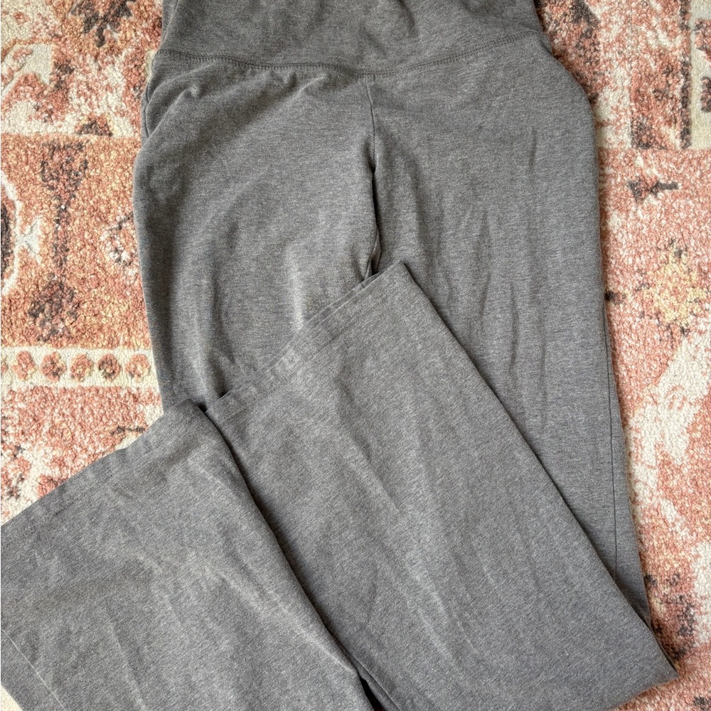 Gray Wide-Leg Pants
